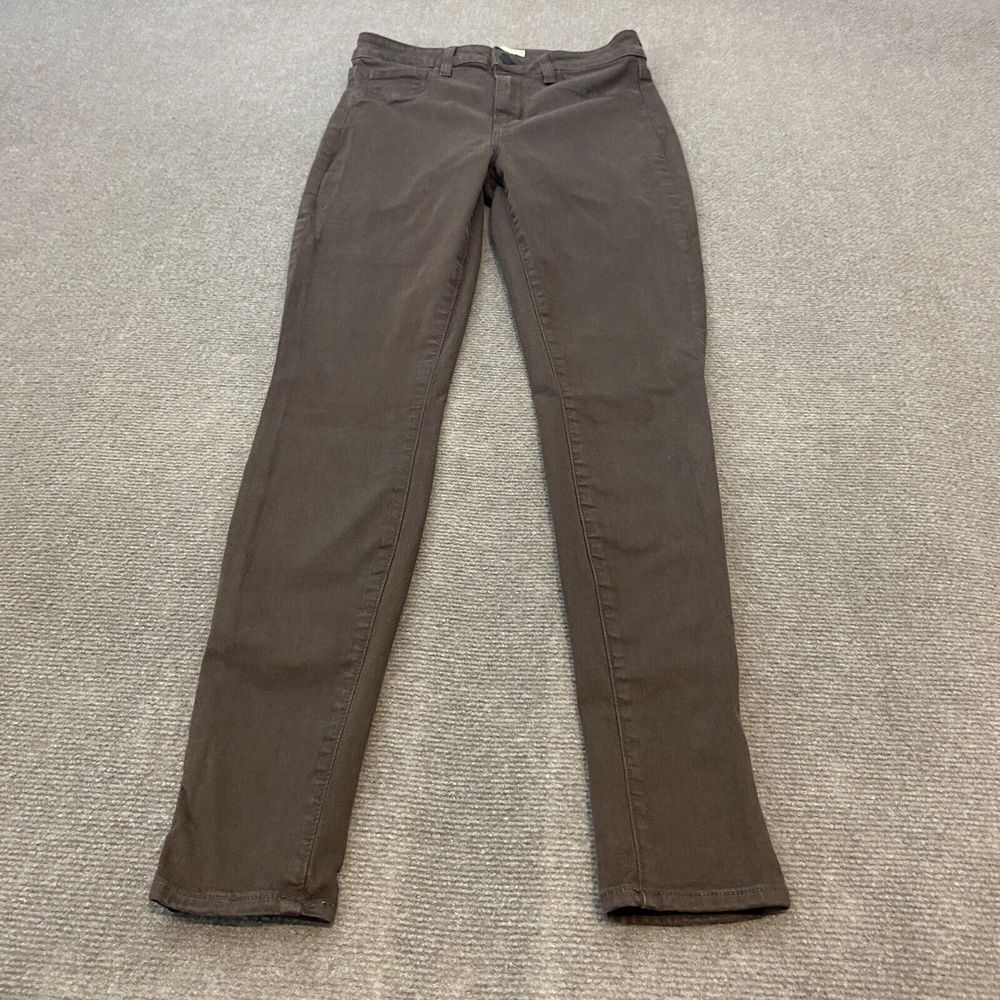 L'Agence Jeans Womens 27 Skinny Cotton Stretch Denim Brown 30 " Inseam